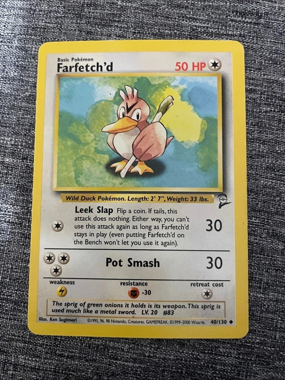 Farfetch'd Pokémon Card 40/130